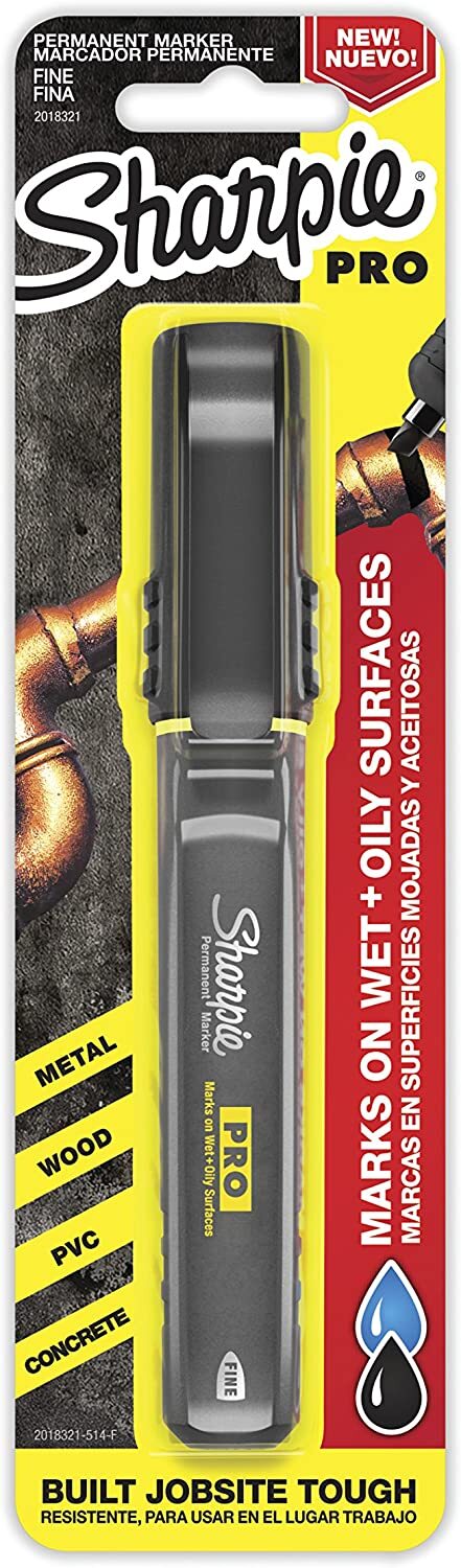 Sharpie Pro Fine Permanent Marker Black - 1 Pack