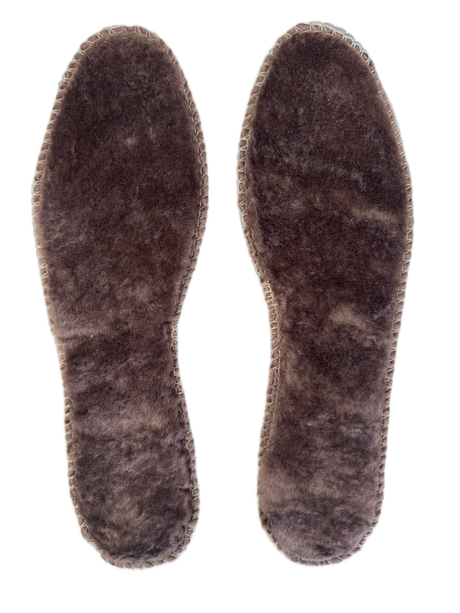 Australian Sheepskin Insoles for UGG Boots Slippers Shoes Flexible Warm & Soft - Brown