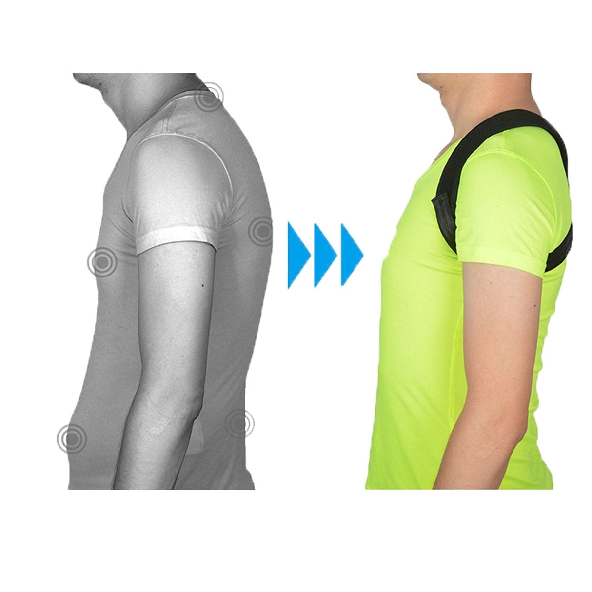 Shoulder Support Brace + Medical Posture Back Support Brace Corrector Strap