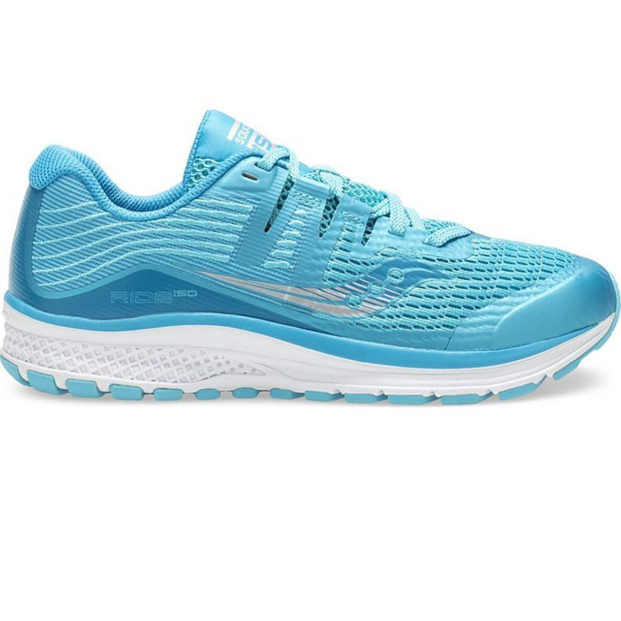 Saucony Youth Girls S Ride ISO Sneakers Runners Medium Width Shoes - Blue