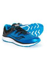 Saucony Youth Boys S-Guide ISO Sneakers Shoes Runners Running - Blue/Black