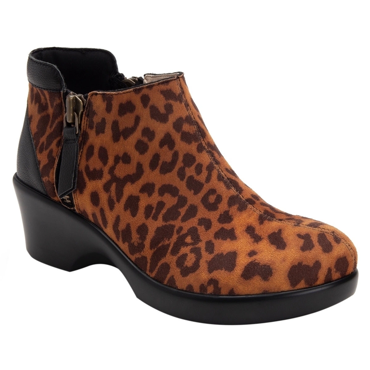 ALEGRIA Sloan Womens Casual Boot Bootie Boots Ladies Shoes - Leopard