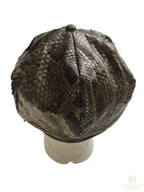 GENUINE SNAKE Flat Cap sboy Exotic Collection Made in Australia