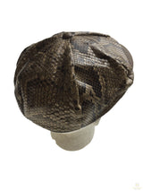 GENUINE SNAKE Flat Cap sboy Exotic Collection Made in Australia