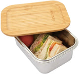 Stainless Steel Snack Box Food Container Storage Lunch BPA Free - 2000ml