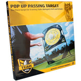 NRL Pop Up Passing Target Rugby Official Fold Away Practice Training w Carry Bag