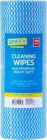 100pk Cleaning Wipes Multipurpose Makeup Remover Facial Dirt Remover Chux