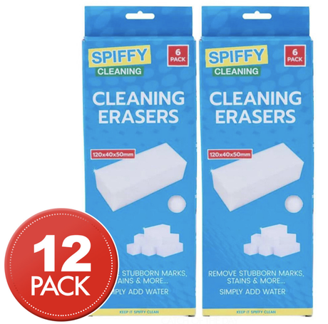 12 pcs Magic Cleaning Eraser Cleaner Power Easy Sponge Home Dirt Remover