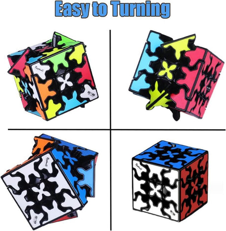 3x3 Square Speed Cube Pyramid Brain Teaser Puzzle Magic Educational Toy