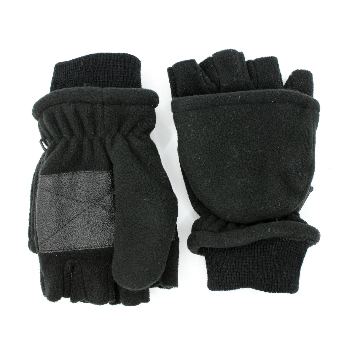 Dents Mens 3M Thinsulate Shooting Gloves Half Finger Fingerless Hunting in Black