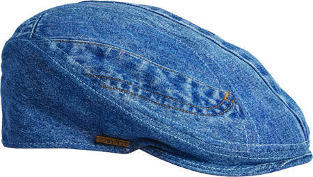 Stetson 100% Denim Jean Ivy Cap Hat 100% Cotton - Blue