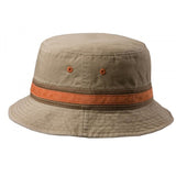 STETSON Everett 100% Cotton Bucket Hat Summer Brim Foldable Travel Cap Packable