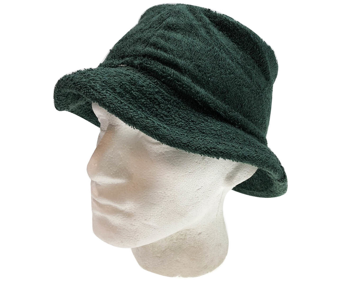 Stingy Brim Terry Towelling Bucket Hat Daggy Fishing Camping Lad Cap 100% COTTON