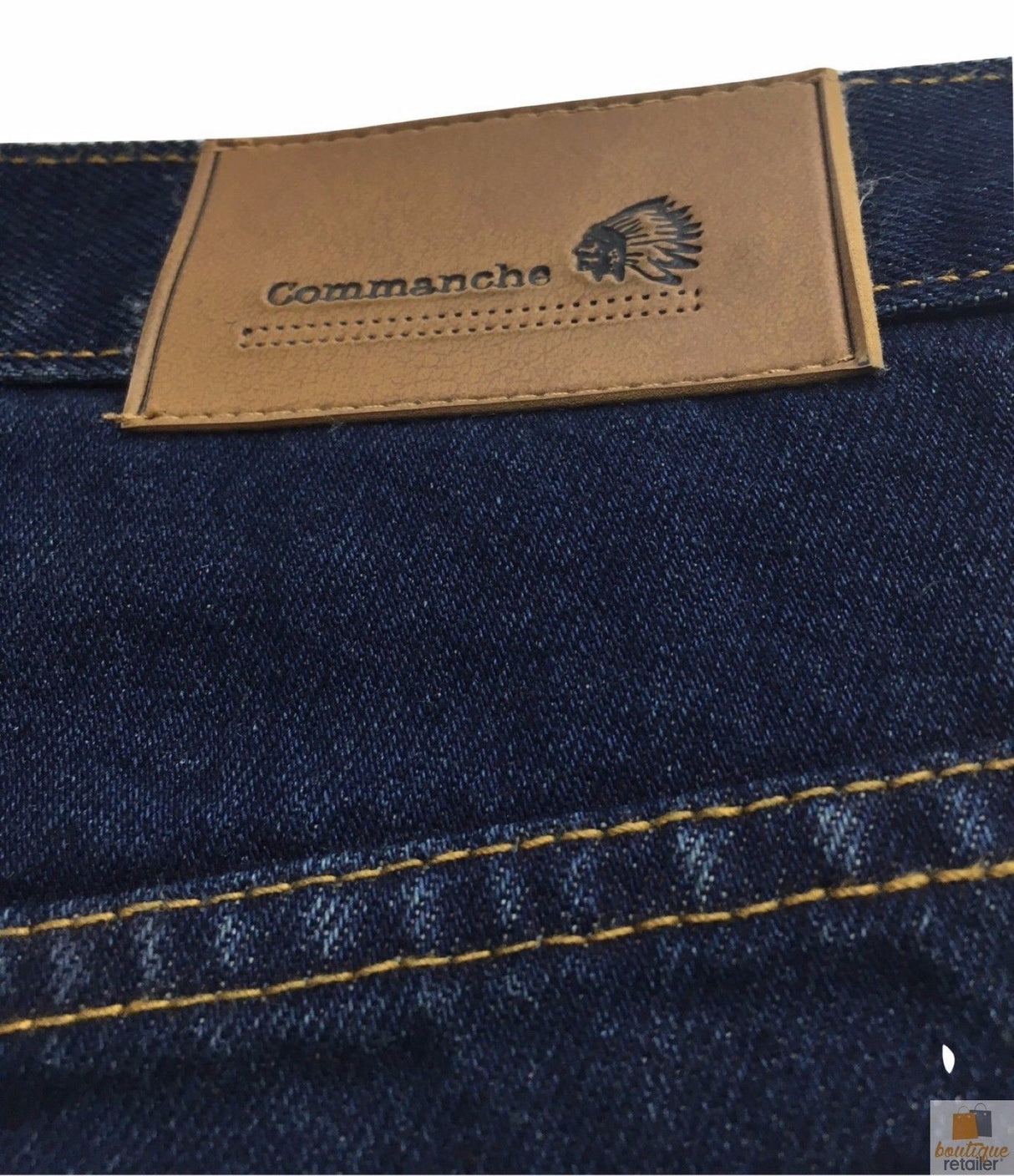 COMMANCHE Classic Easy Fit Jeans Denim Original Straight Leg Pants Trousers