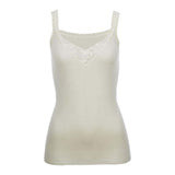 Thermo Fleece® Ladies Sleeveless Camisole Thermal Top Wool Blend - Natural