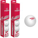 12x Table Tennis Balls 40+ Ping Pong Game Non-Celluloid - 2 Star Red Dot