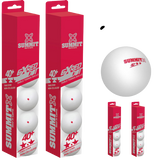 24x Table Tennis Balls 40+ Ping Pong Game Non-Celluloid - 2 Star Red Dot