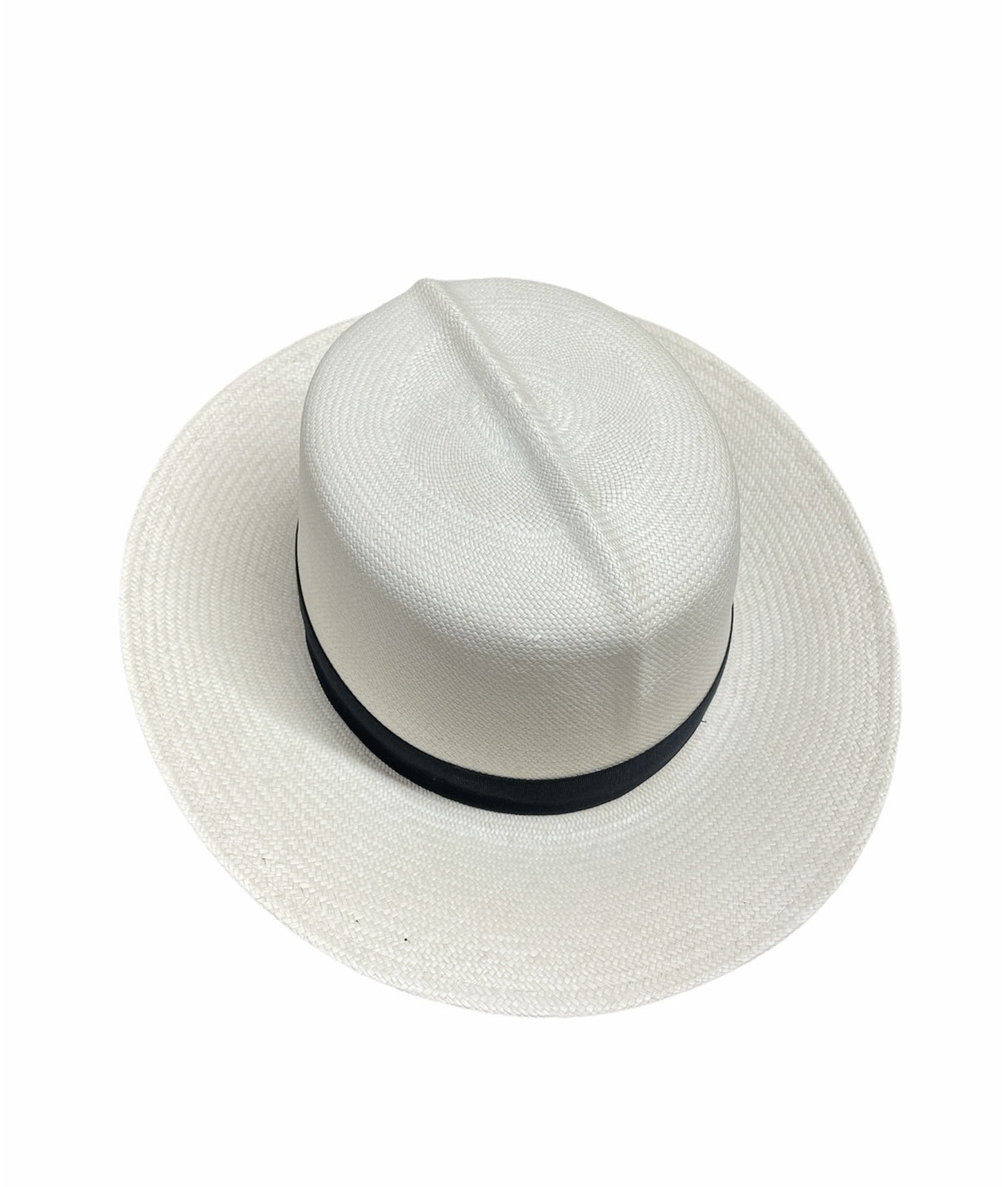 Hand Woven Grade 8 Panama Cooler Fedora Hat Summer Breathable Waterproof - Natural