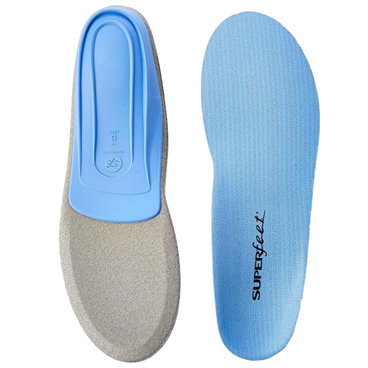 SUPERFEET Insoles Inserts Orthotics Arch Support Cushion BLUE Support