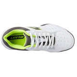 Lotto Mens Court Tennis Shoes Logo T-TOUR 600 X All Court Sneakers - White/Yellow