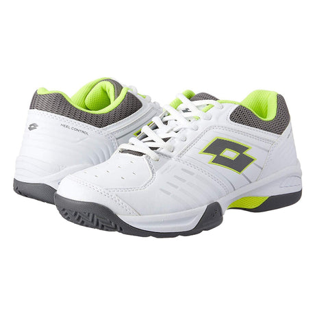 Lotto Mens Court Tennis Shoes Logo T-TOUR 600 X All Court Sneakers - White/Yellow