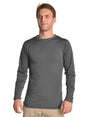 Mens Thermal Top w/ Brushed Interior Warm Winter Fleece Baselayer