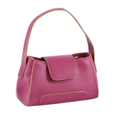 Milleni Mini Fashion Handbag Tote Bag in Magenta