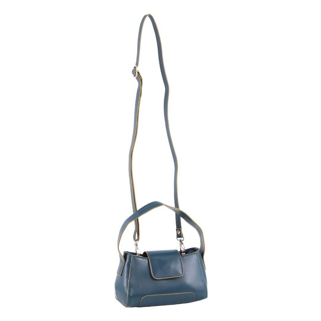 Milleni Mini Fashion Handbag Tote Bag in Teal