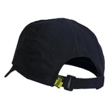 VOLKL Perforated Tennis Hat Baseball Cap - Black/Neon Yellow