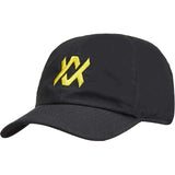 VOLKL Perforated Tennis Hat Baseball Cap - Black/Neon Yellow