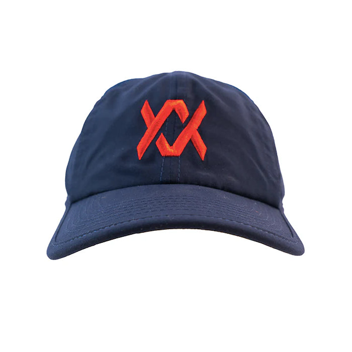 VOLKL Perforated Tennis Hat Baseball Cap - Navy/Lava