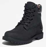 Timberland Womens Heritage 6 Inch Waterproof Winter Leather Boot - Black