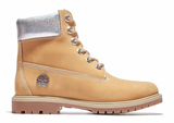 Timberland Womens Heritage 6 Inch Waterproof Winter Boot - Wheat Nubuck