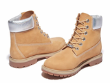 Timberland Womens Heritage 6 Inch Waterproof Winter Boot - Wheat Nubuck