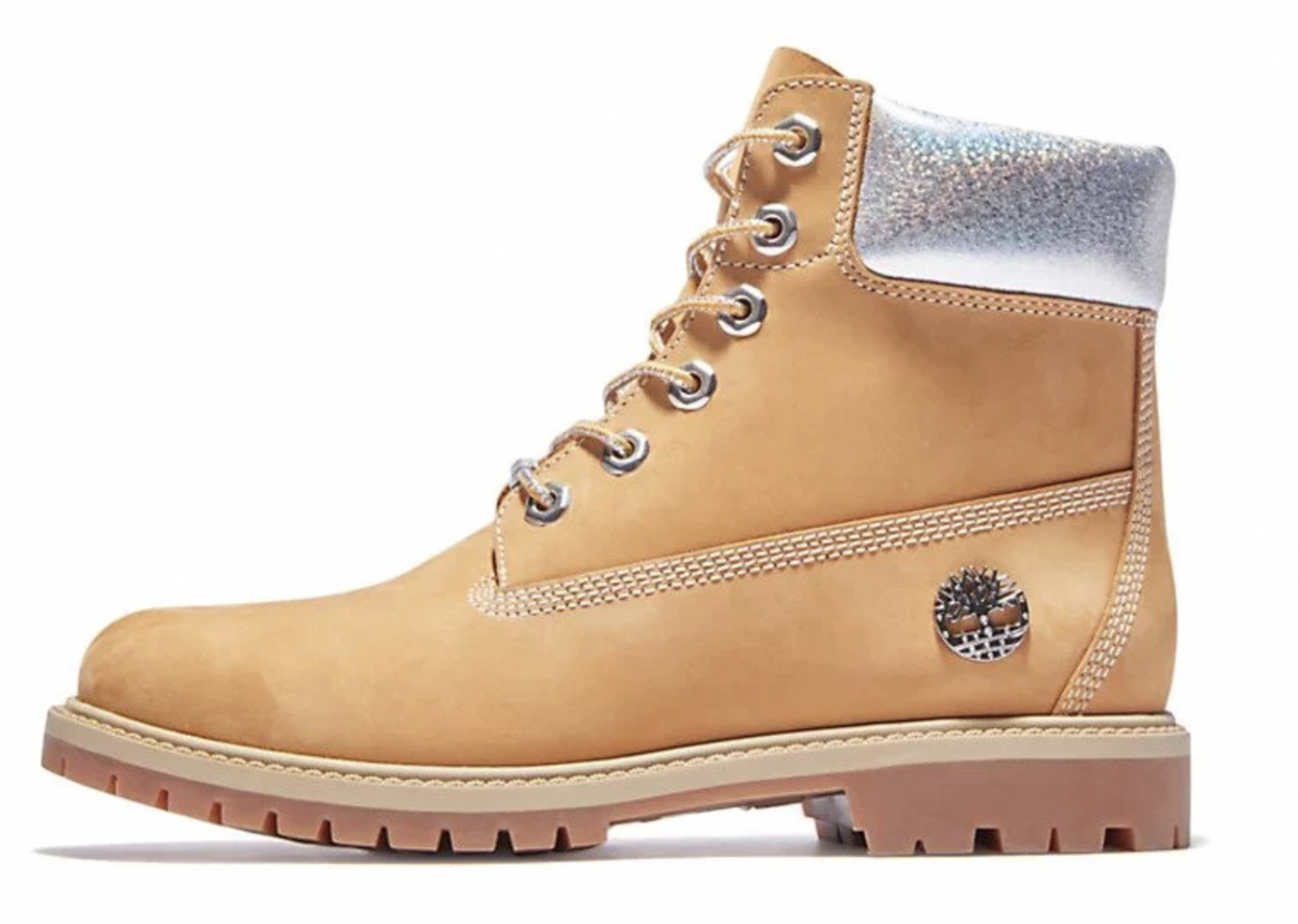 Timberland Womens Heritage 6 Inch Waterproof Winter Boot - Wheat Nubuck