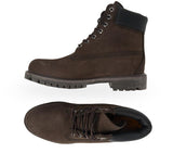 TIMBERLAND Mens 6-Inch Premium Waterproof Boots Original Iconic Shoes - Brown