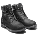 Timberland Womens Premium 6" Waterproof Leather Boots Classic Ladies - Black Nubuck