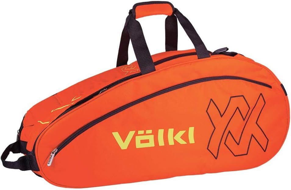 Volkl Team Tennis Racquet Bag for 6 Rackets - Lava/Neon Yellow Combi V79102