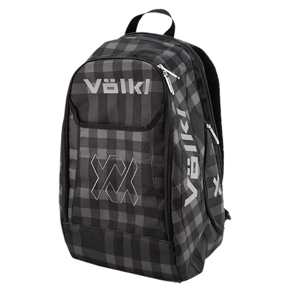 Volkl Team Tennis Backpack Bag Racquet Racket V79303 - Plaid Black