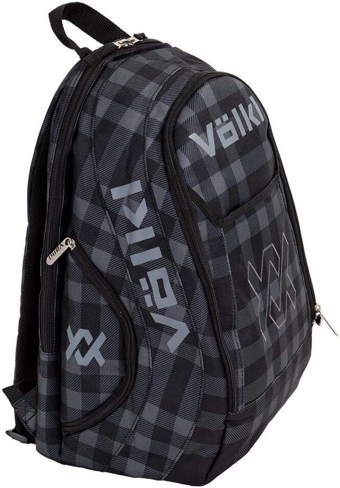 Volkl Team Tennis Backpack Bag Racquet Racket V79303 - Plaid Black