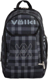 Volkl Team Tennis Backpack Bag Racquet Racket V79303 - Plaid Black