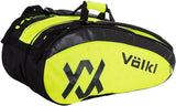 Volkl Classic Tour Combi Bag for 6-9 Racquets in Yellow/Black