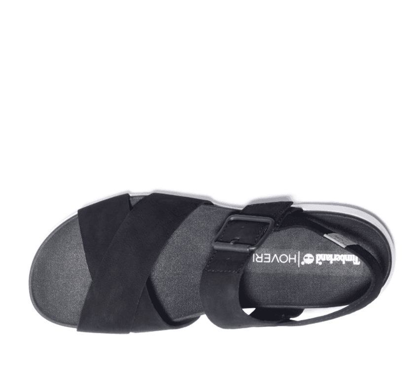 TIMBERLAND WOMENS WILESPORT LEATHER SANDALS - BLACK