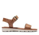 TIMBERLAND WOMENS LOTTIE LOU SANDALS - RUST FULL GRAIN