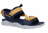 Timberland Mens Ripcord Backstrap Sandals Summer Thongs - Navy Mesh