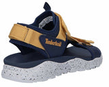 Timberland Mens Ripcord Backstrap Sandals Summer Thongs - Navy Mesh