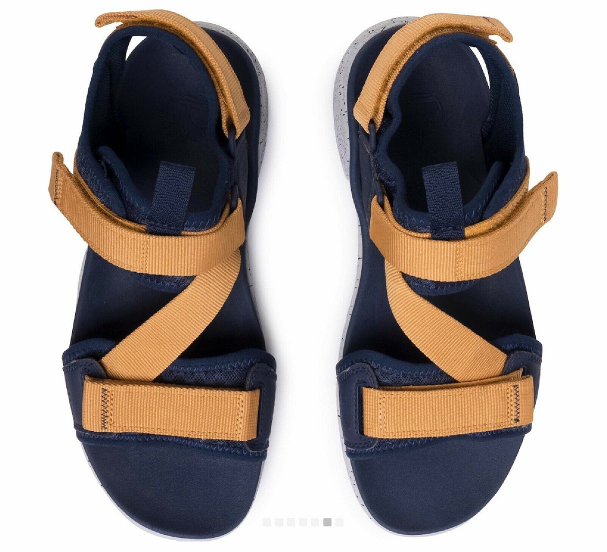 Timberland Mens Ripcord Backstrap Sandals Summer Thongs - Navy Mesh