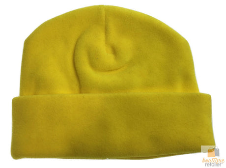 3M THINSULATE Polar Fleece Safety Beanie Pull On Hat Skiing Winter Hi Vis