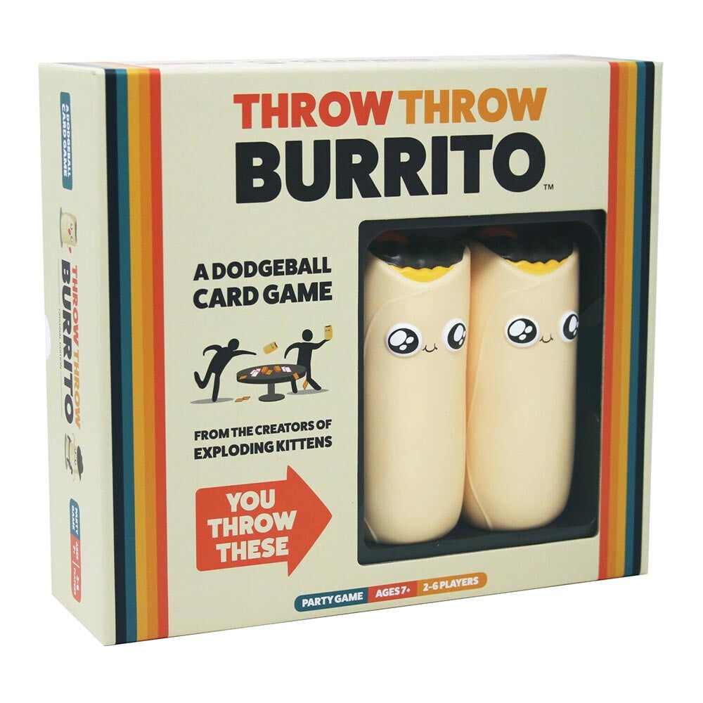 Throw Throw Burrito Dodgeball Card Game Party Games Authentic Original