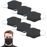 6x Tigerplast Fabric Face Mask Washable Reusable Mask Protect Cover - Black